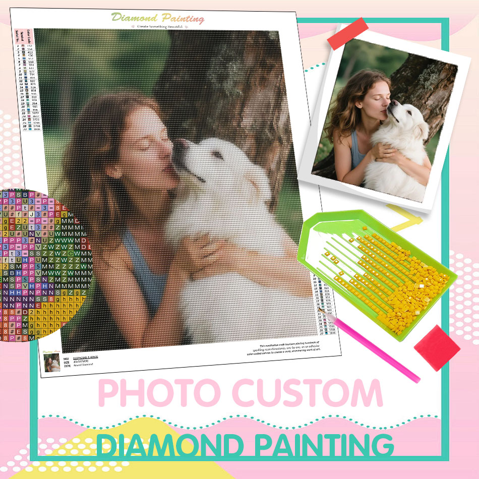 Resin Craft Kit - PhotoCustom Full Square/Round Photo Custom Diamond