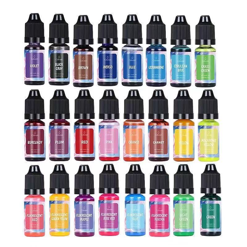 Resin Pigment Set - 24 Colors/set 10ml Resin Pigment Liquid