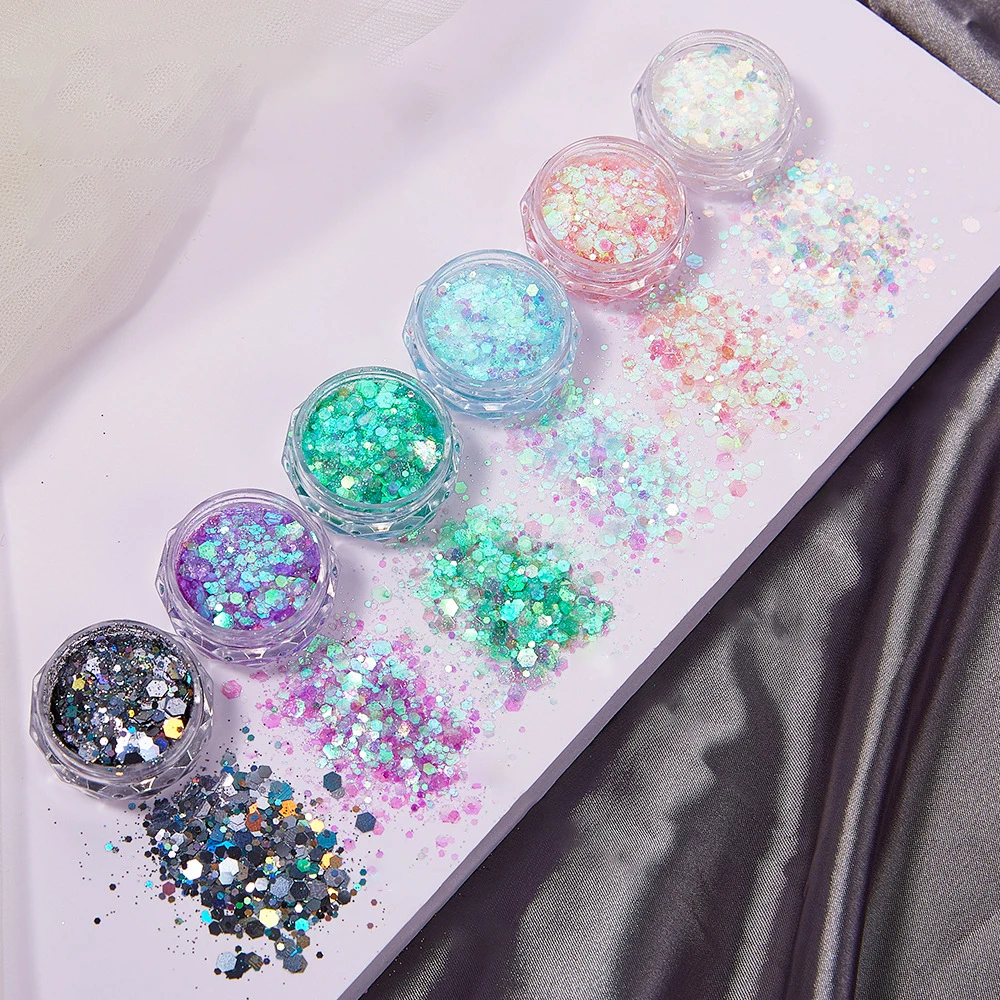 6Colors/Set Resin Sparkling Se – Resin Glitter Pack Bewertung und Preis