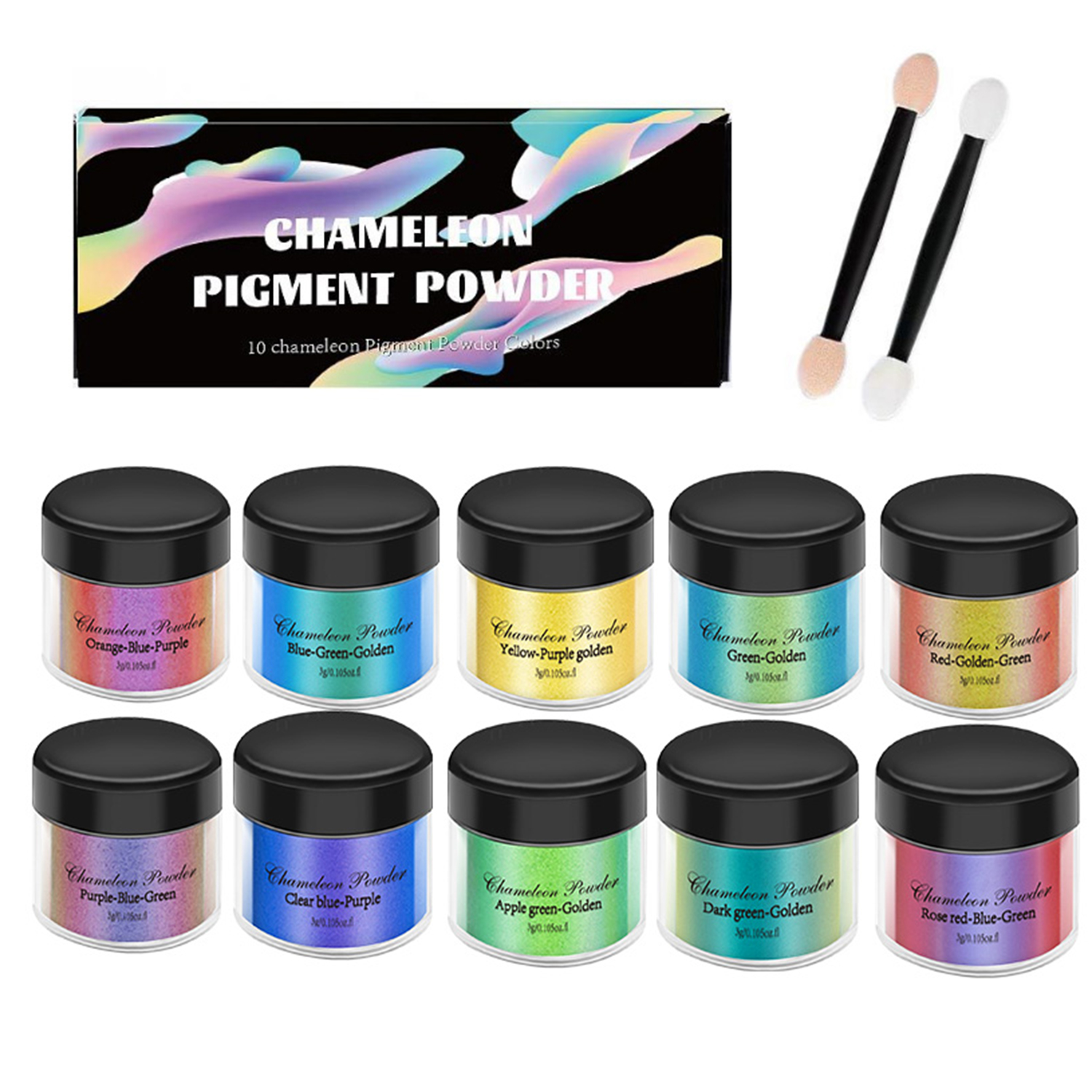 10/20pcs Mirror Chameleons Pig – Resin Pigment Set Bewertung und Preis