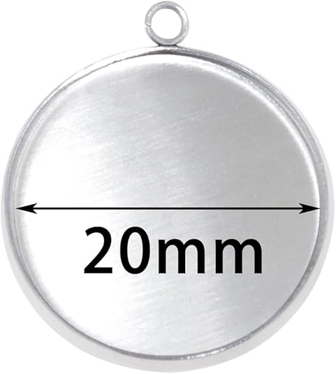 20 Pieces Stainless Steel Roun – Resin Crafts Bewertung und Preis