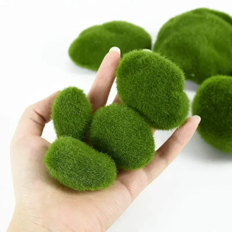 10Pcs Simulation Moss Stone Ar – Terrarium Moss Art Bewertung und Preis