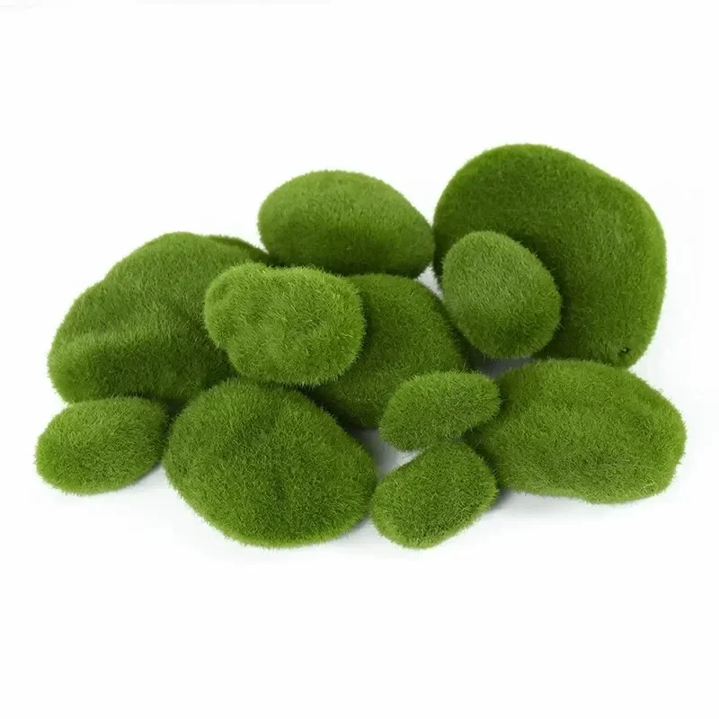 10Pcs Simulation Moss Stone Ar – Terrarium Moss Art Bewertung und Preis