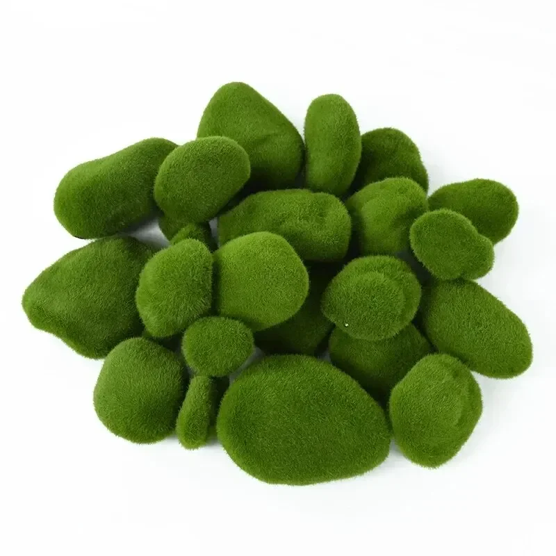10Pcs Simulation Moss Stone Ar – Terrarium Moss Art Bewertung und Preis