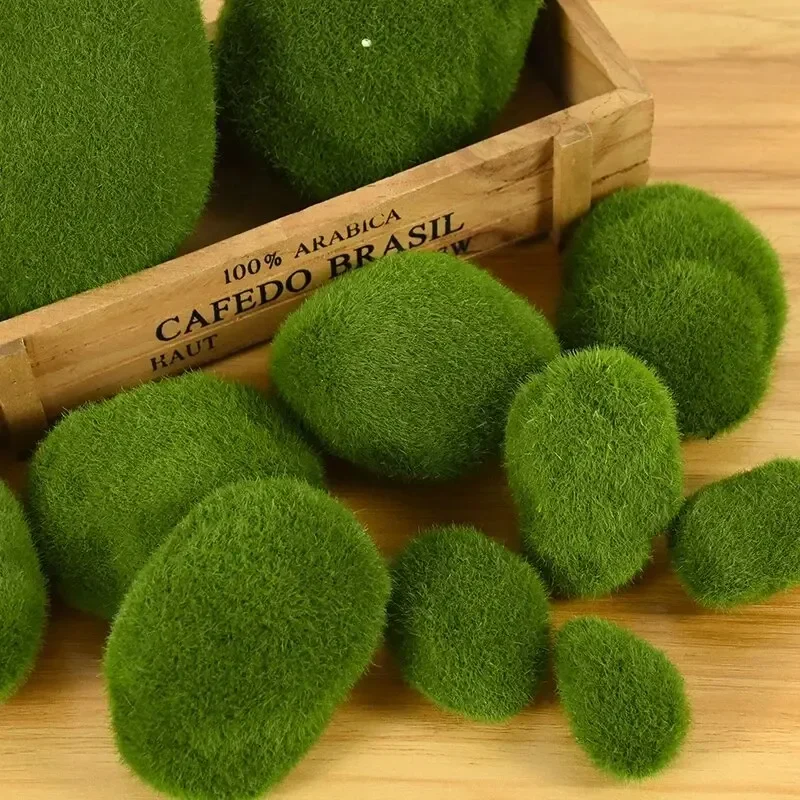10Pcs Simulation Moss Stone Ar – Terrarium Moss Art Bewertung und Preis