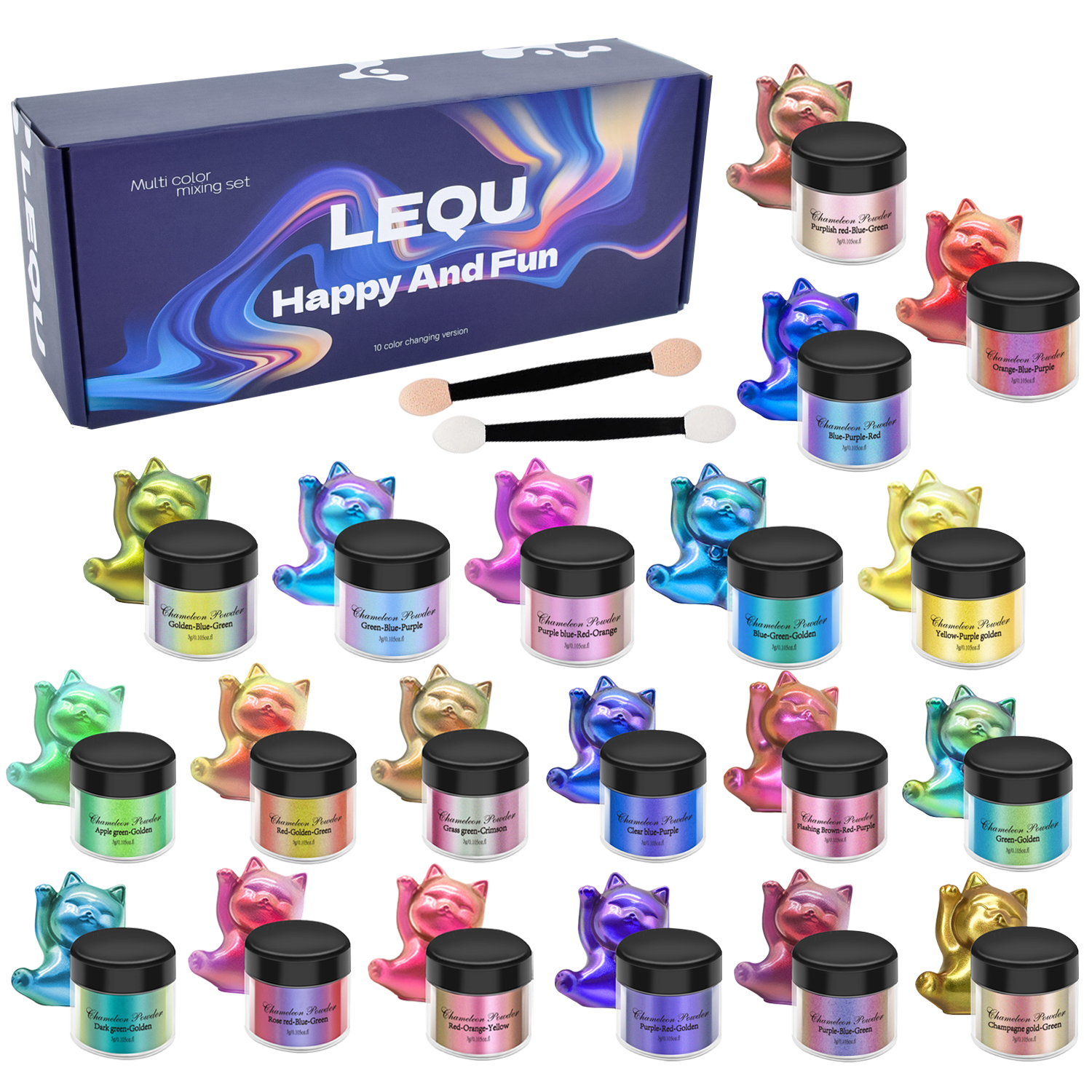 1 Set Chameleon Powder Nail Ch – Resin Glitter Pack Bewertung und Preis