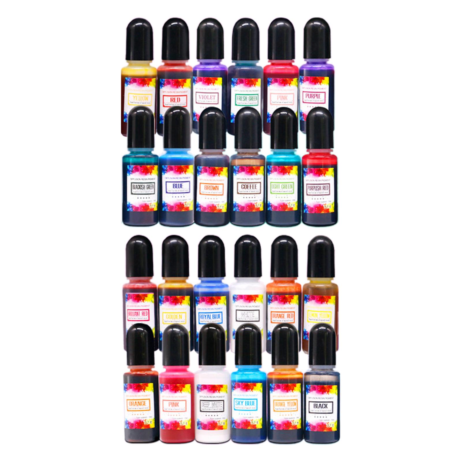 24Pcs Alcohol Inks Epoxy Resin – Resin Dye Alcohol Bewertung und Preis