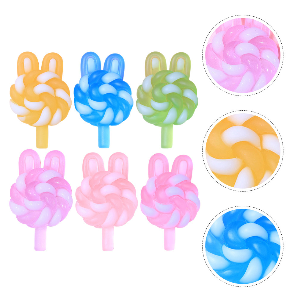 24Pcs Cute Cartoon Lollipop Ch – Resin Crafts Bewertung und Preis