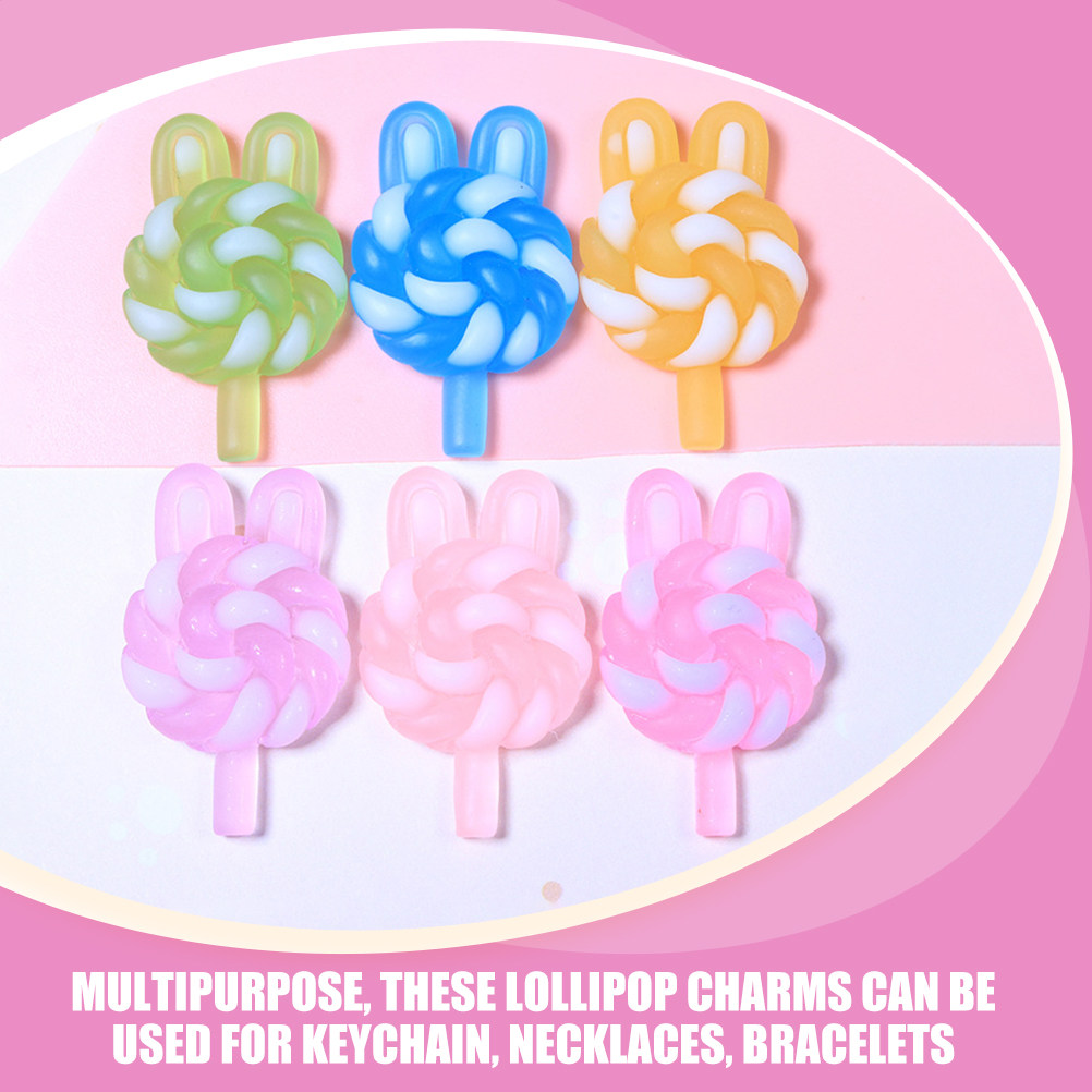 24Pcs Cute Cartoon Lollipop Ch – Resin Crafts Bewertung und Preis