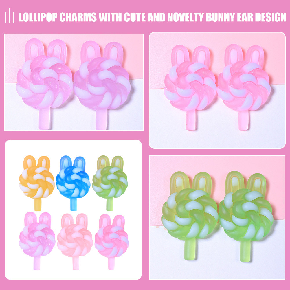 24Pcs Cute Cartoon Lollipop Ch – Resin Crafts Bewertung und Preis