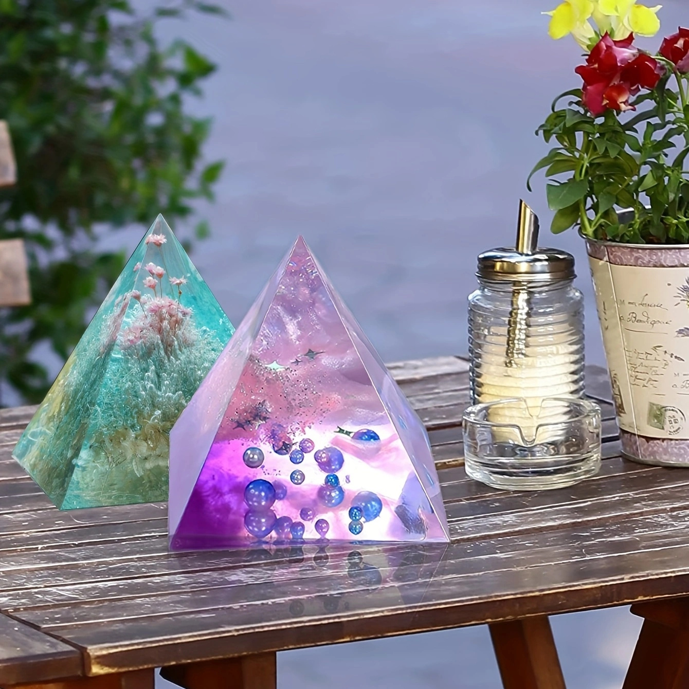 5pc- Pyramid resin molds of va – Resin Jewelry Kit Bewertung und Preis