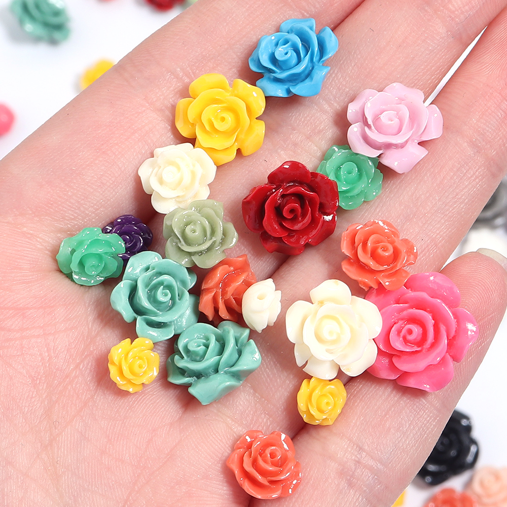 10pcs 6 8 10 12 15mm Imitation – Flower Preservation Resin Bewertung und Preis