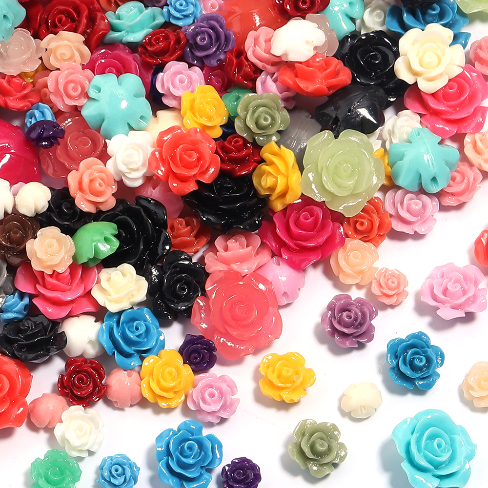 10pcs 6 8 10 12 15mm Imitation – Flower Preservation Resin Bewertung und Preis