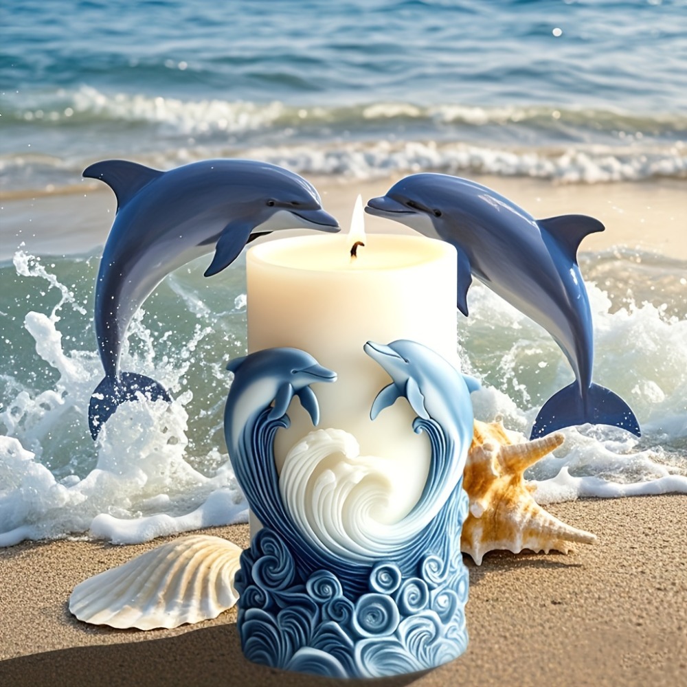 Ocean Theme Silicone Candle Mo – Resin Ocean Wave Mold Bewertung und Preis