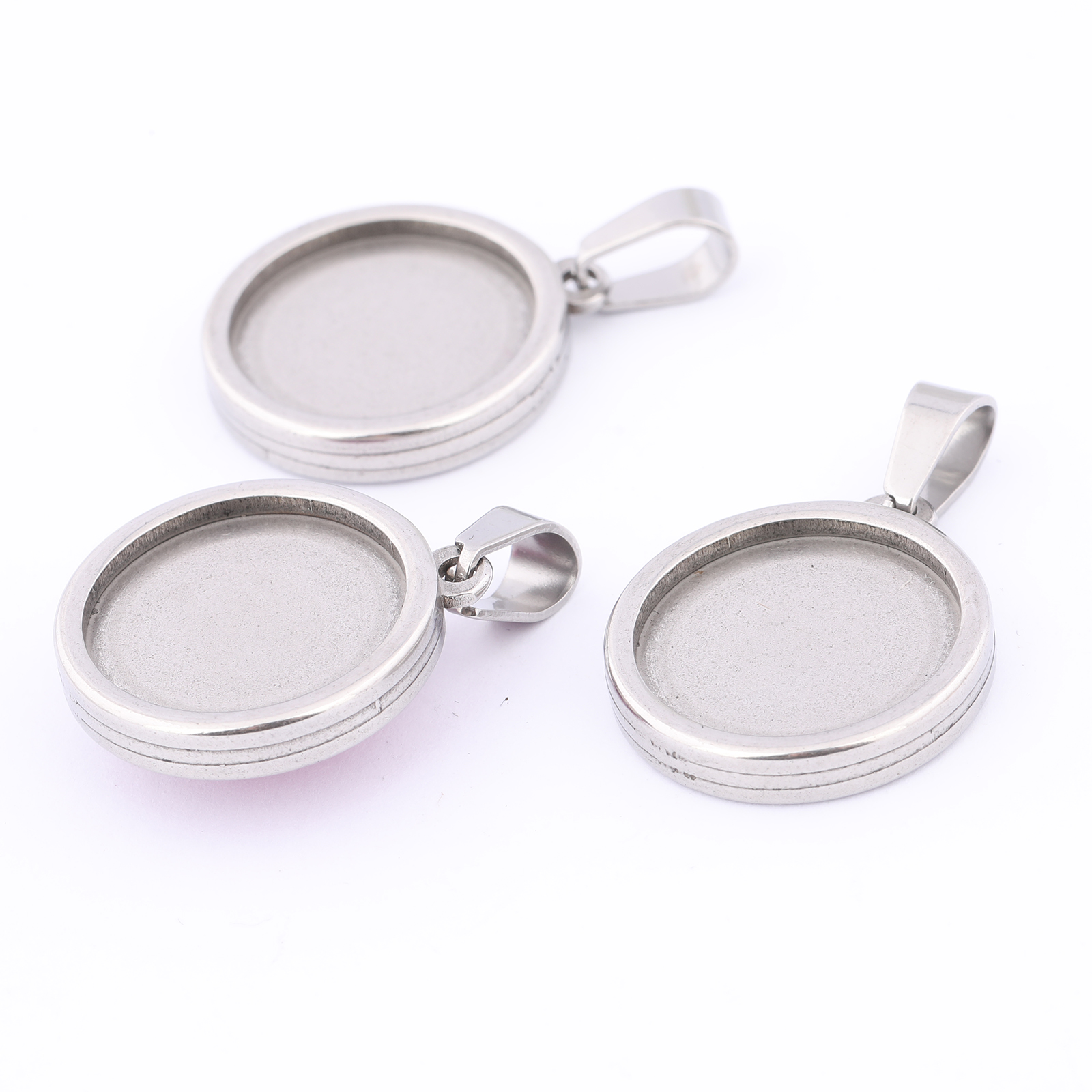 5pcs Stainless Steel Gold Plat – Bezels Set Pendant Bewertung und Preis