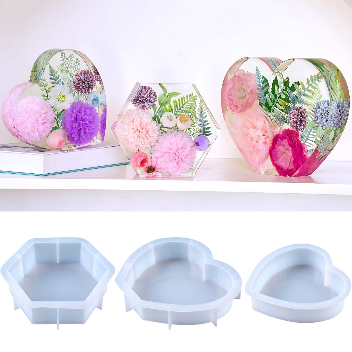 Large Love Silicone Mold DIY H – Flower Preservation Resin Bewertung und Preis
