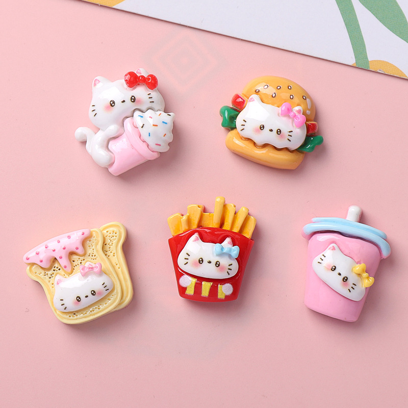 10/100PCS Cartoon glossy food, – Resin Pigment Set Bewertung und Preis