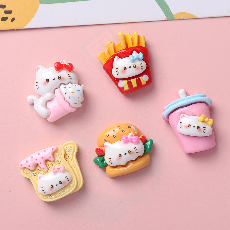 10/100PCS Cartoon glossy food, – Resin Pigment Set Bewertung und Preis