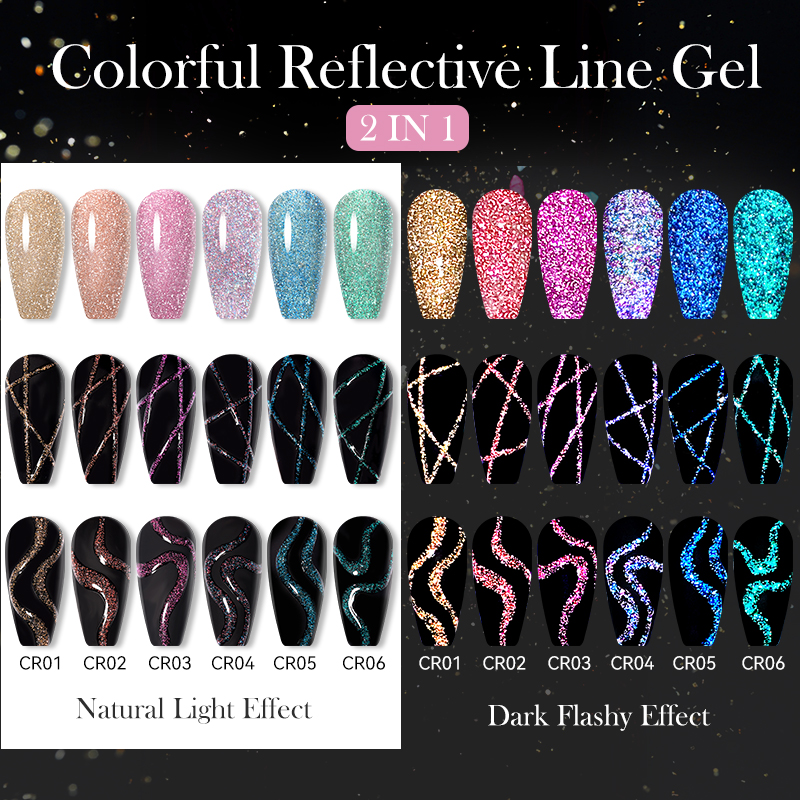 LILYCUTE 6Pcs/Set 5ml Reflecti – Resin Glitter Pack Bewertung und Preis
