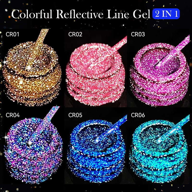 LILYCUTE 6Pcs/Set 5ml Reflecti – Resin Glitter Pack Bewertung und Preis