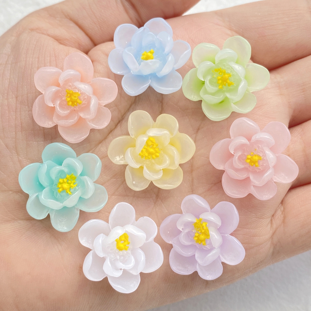 10Pcs New Cute Cartoon Flower  – Flower Preservation Resin Bewertung und Preis