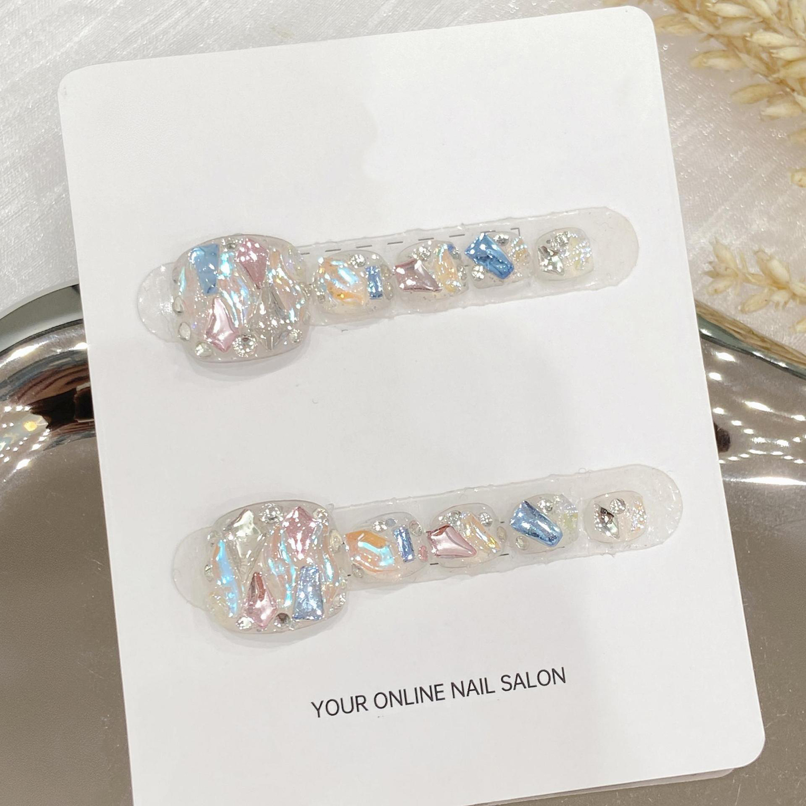 Handmade Press On Nails Transp – Resin Craft Material Bewertung und Preis
