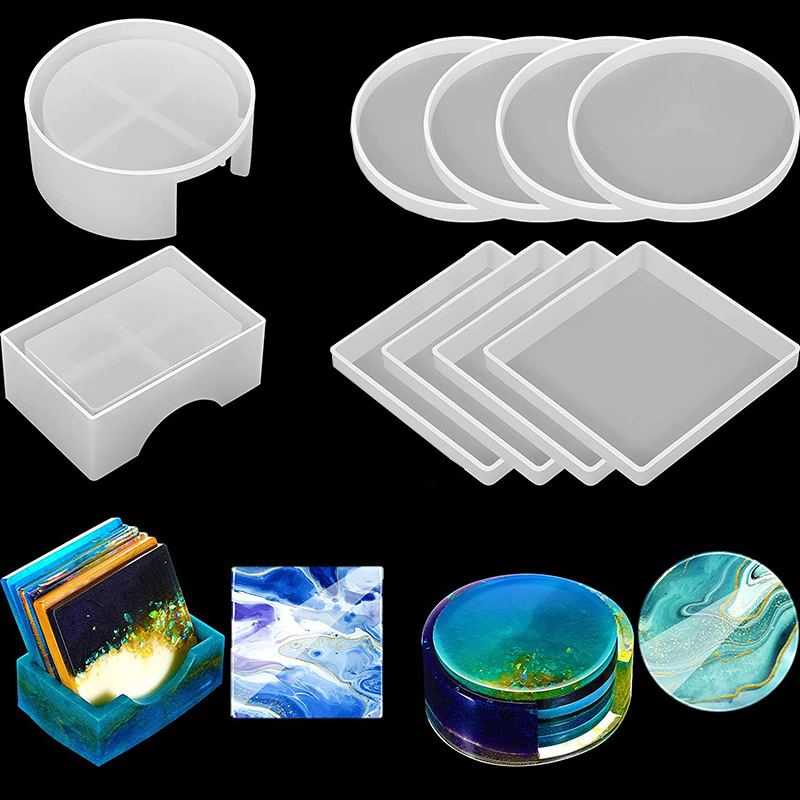 5Pcs/Set DlY Epoxy Resin Cup C – Silicone Mold Tray Bewertung und Preis