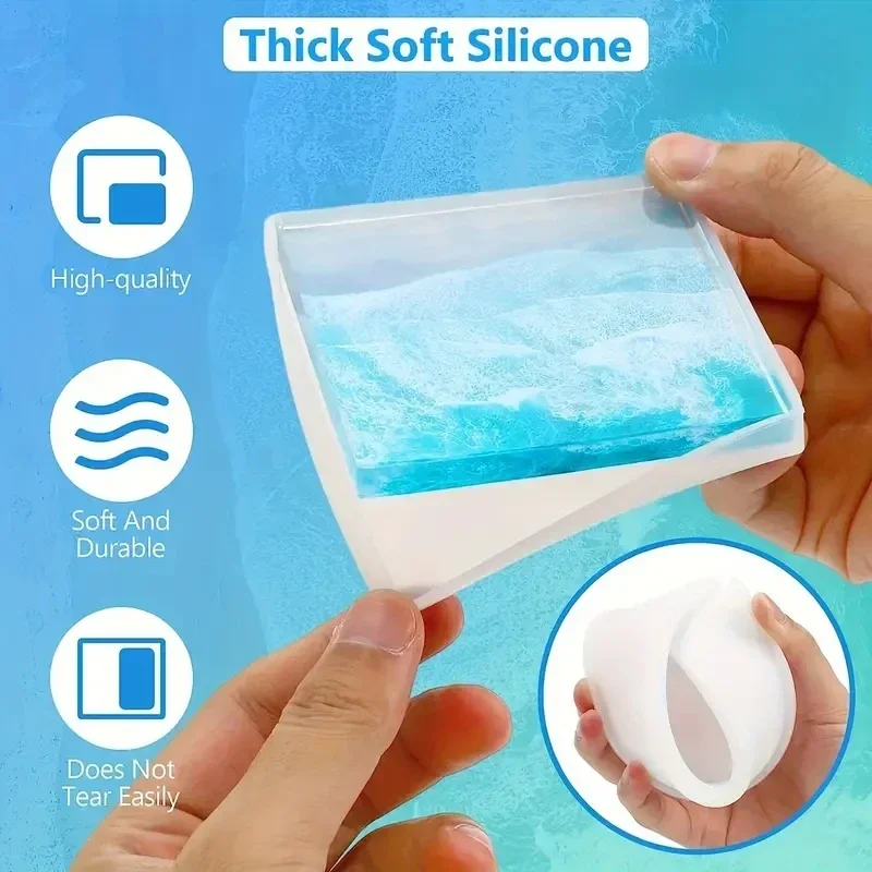 5Pcs/Set DlY Epoxy Resin Cup C – Silicone Mold Tray Bewertung und Preis