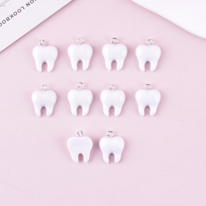 10pcs Cute White Teeth Resin P – Resin Craft Projects Bewertung und Preis