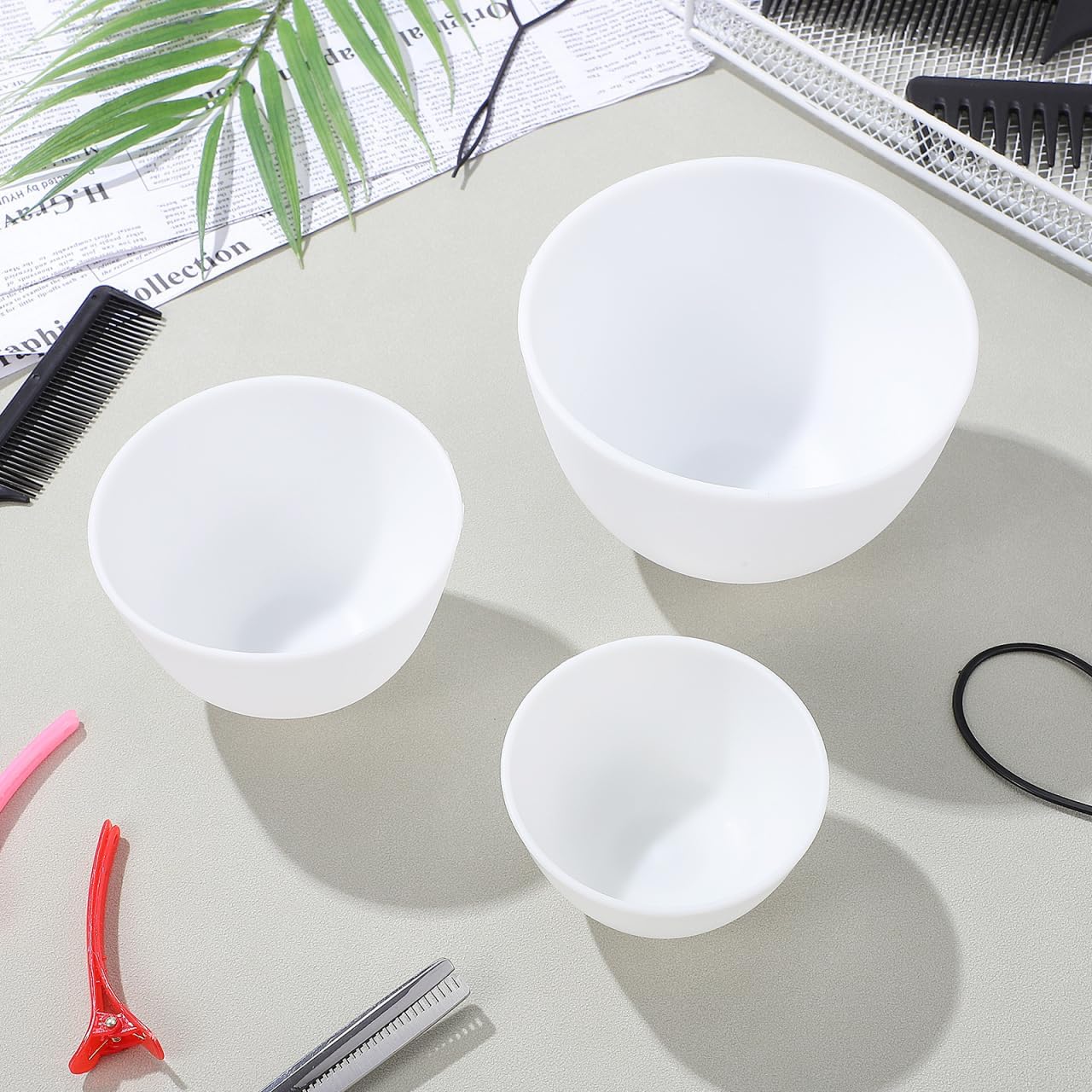 3pcs/set Silicone Bowls White  – Mixing Cup Silicone Bewertung und Preis