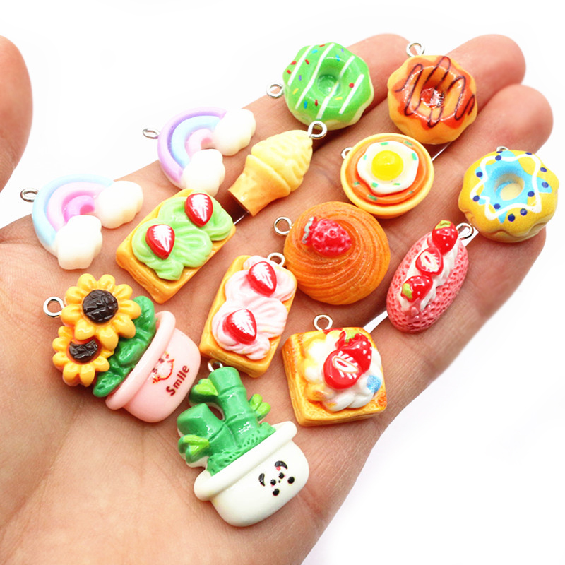 10pcs Mixed Colors Resin Cute  – Flower Preservation Resin Bewertung und Preis