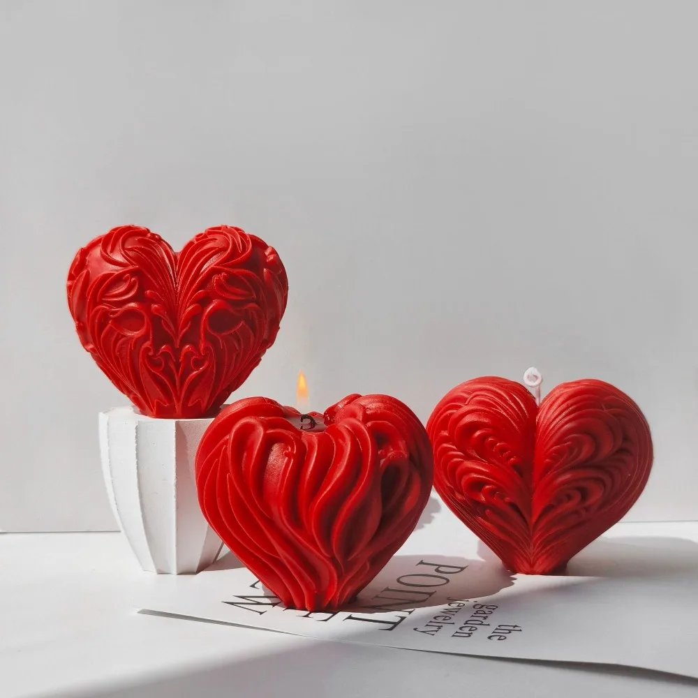Romantic Heart Silicone Candle – Resin Ocean Wave Mold Bewertung und Preis