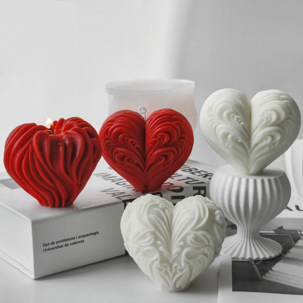Romantic Heart Silicone Candle – Resin Ocean Wave Mold Bewertung und Preis