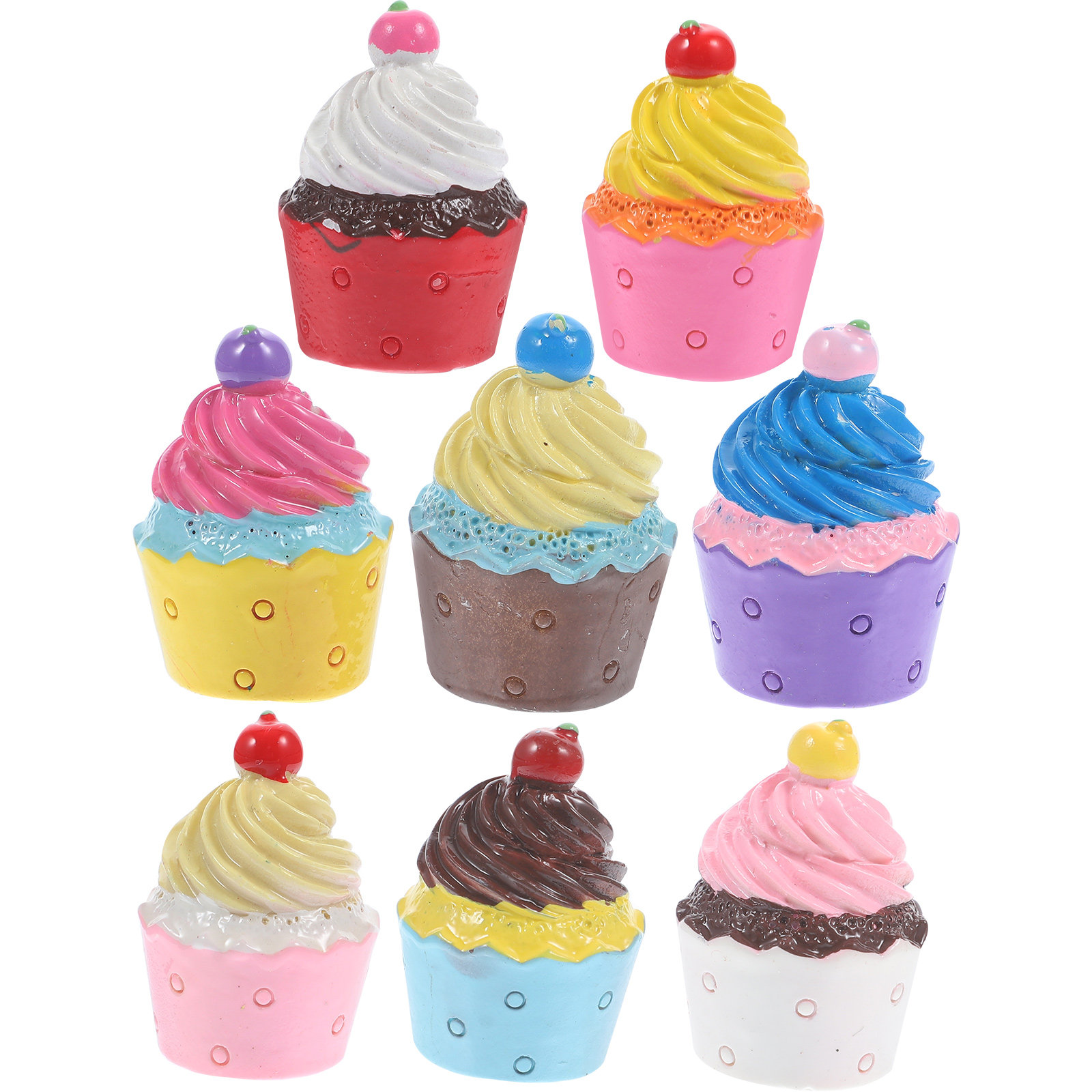 8Pcs Resin Simulated Cupcake D – Resin Crafts Bewertung und Preis