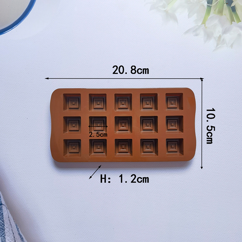 Classical Chocolate Mold Squar – Silicone Mold Tray Bewertung und Preis