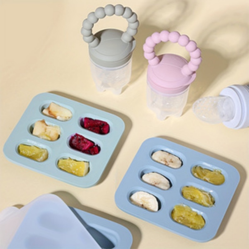 2pcs/set Baby Feeding Set: Fru – Silicone Mold Tray Bewertung und Preis