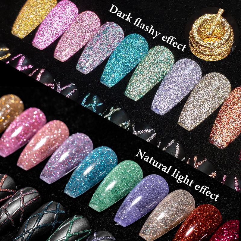 2/4/6pcs Reflective Glitter Li – Resin Glitter Pack Bewertung und Preis
