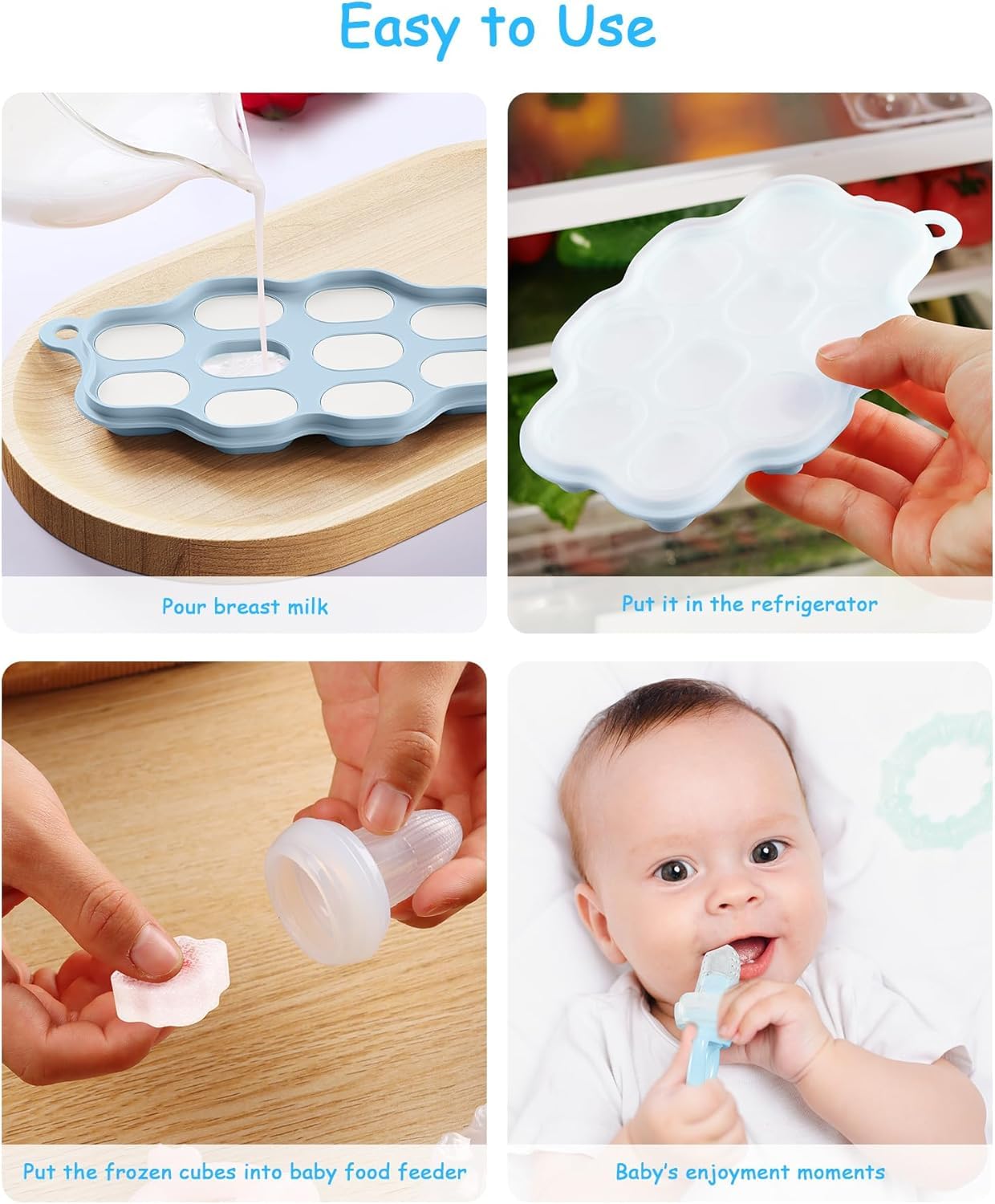 2-Pack Silicone Baby Food Free – Silicone Mold Tray Bewertung und Preis