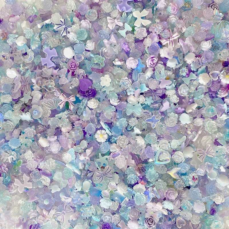 50pcs/pack Luminous Light Resi – Resin Glitter Pack Bewertung und Preis