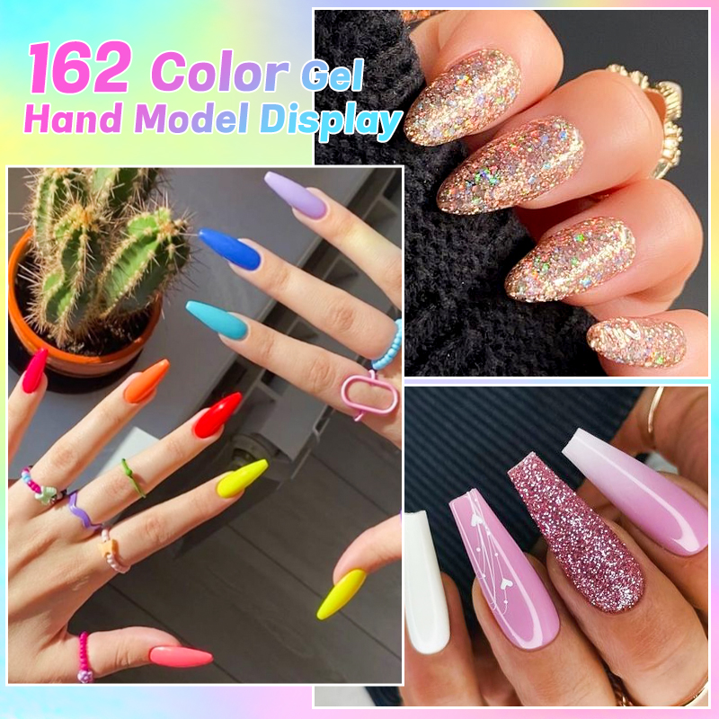 6Pcs/Set 10ML Gel Nail Polish  – Resin Glitter Pack Bewertung und Preis