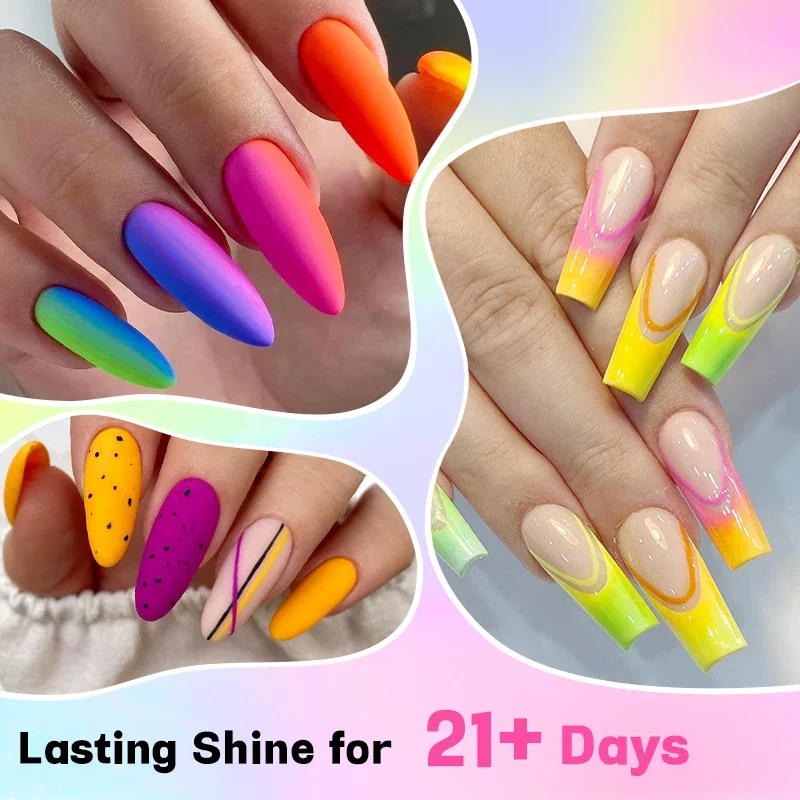 6Pcs/Set 10ML Gel Nail Polish  – Resin Glitter Pack Bewertung und Preis