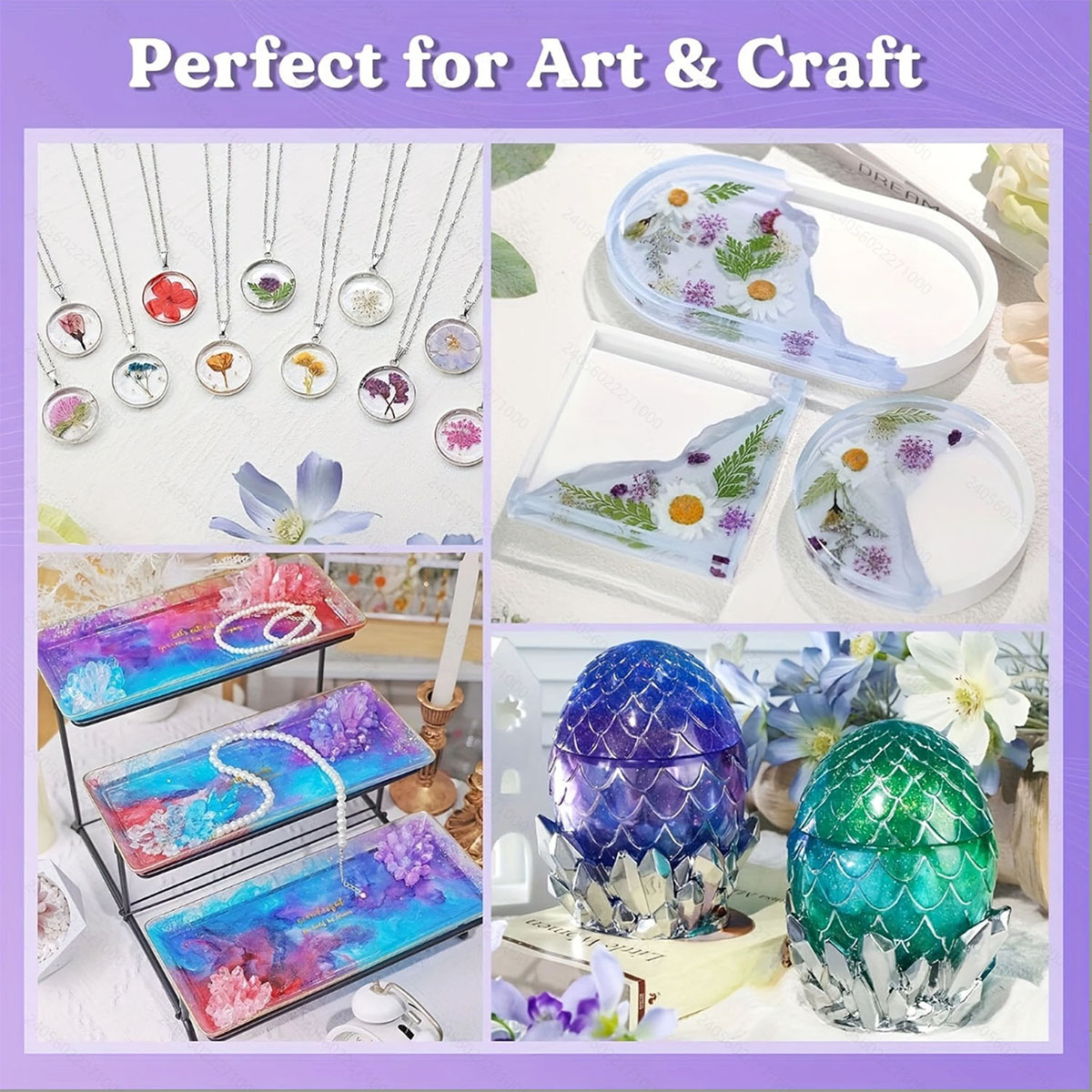 125ml/250ml Crystal Clear Cast – Resin Jewelry Kit Bewertung und Preis