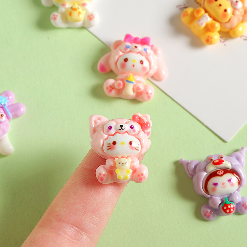 18/20PCS Cute Cartoon Animals  – Resin Pigment Set Bewertung und Preis