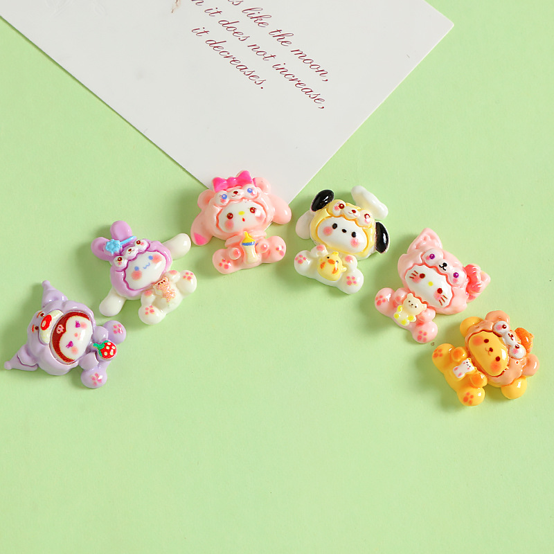 18/20PCS Cute Cartoon Animals  – Resin Pigment Set Bewertung und Preis