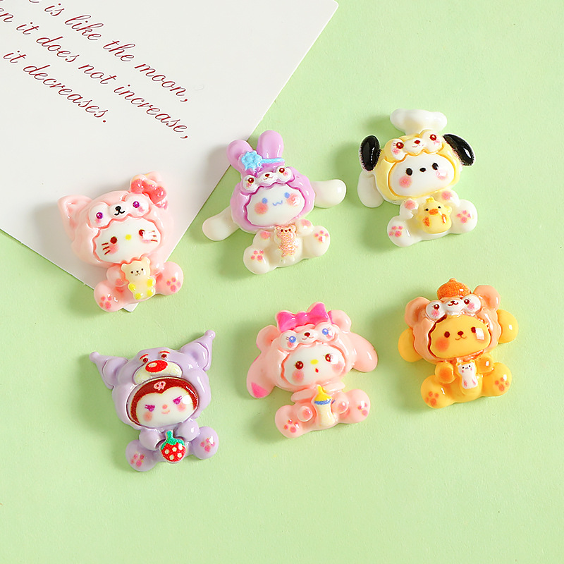 18/20PCS Cute Cartoon Animals  – Resin Pigment Set Bewertung und Preis