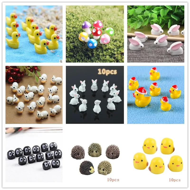 10Pcs/Hedgehog and Cows/Cute A – Terrarium Moss Art Bewertung und Preis