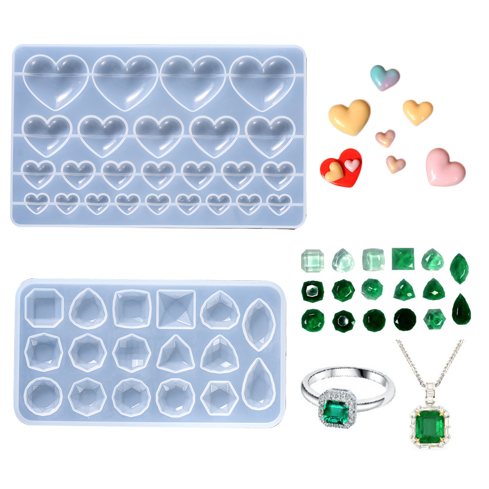 Love Heart Silicone Mold Jewel – Flower Preservation Resin Bewertung und Preis