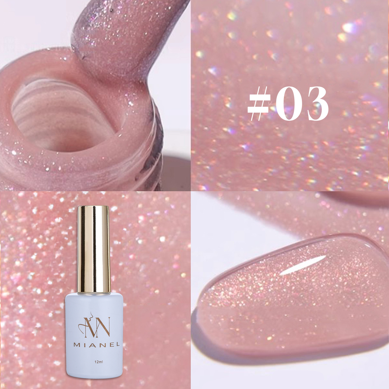 MIANEL 12ML 1PCS Fugitive Whit – Resin Glitter Pack Bewertung und Preis