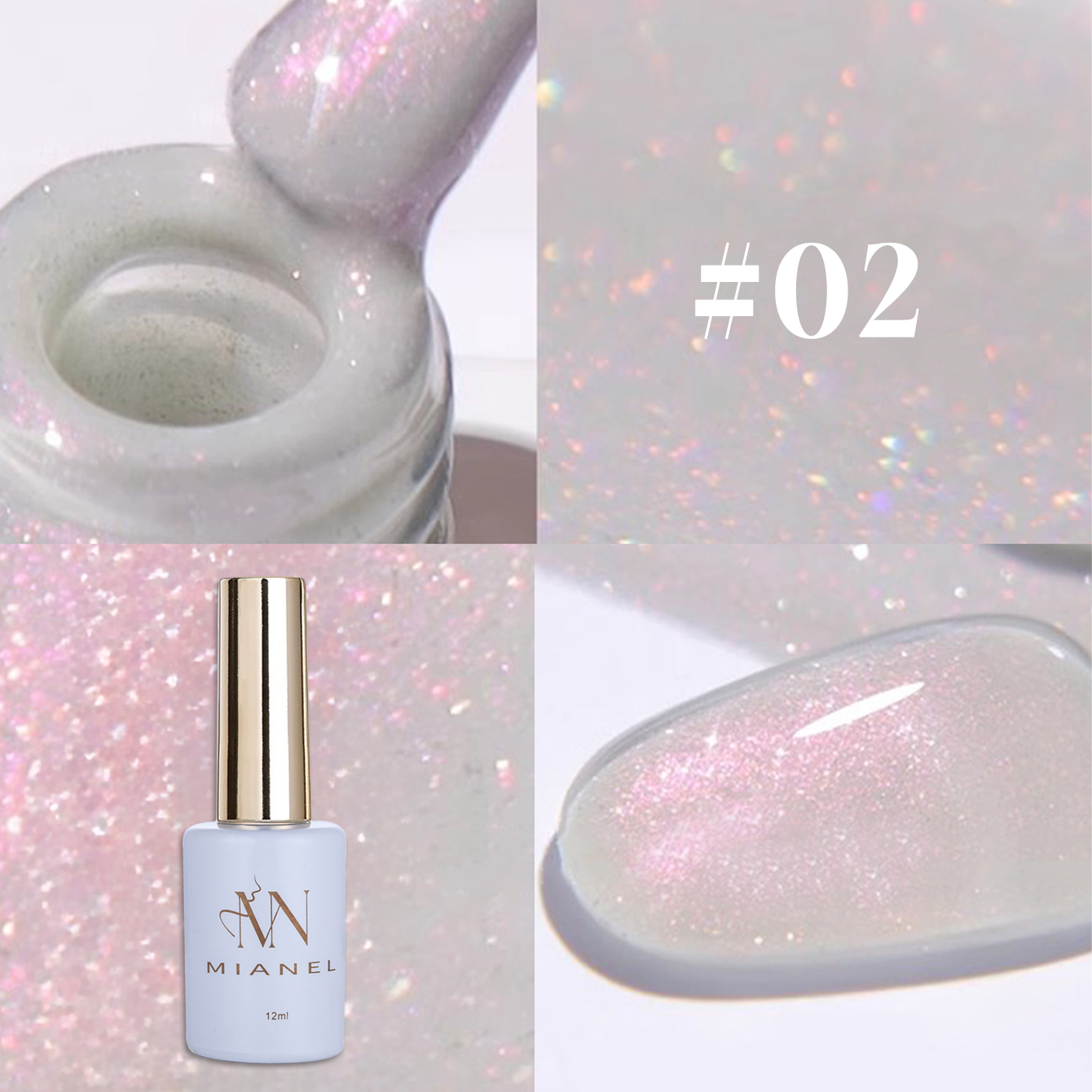 MIANEL 12ML 1PCS Fugitive Whit – Resin Glitter Pack Bewertung und Preis