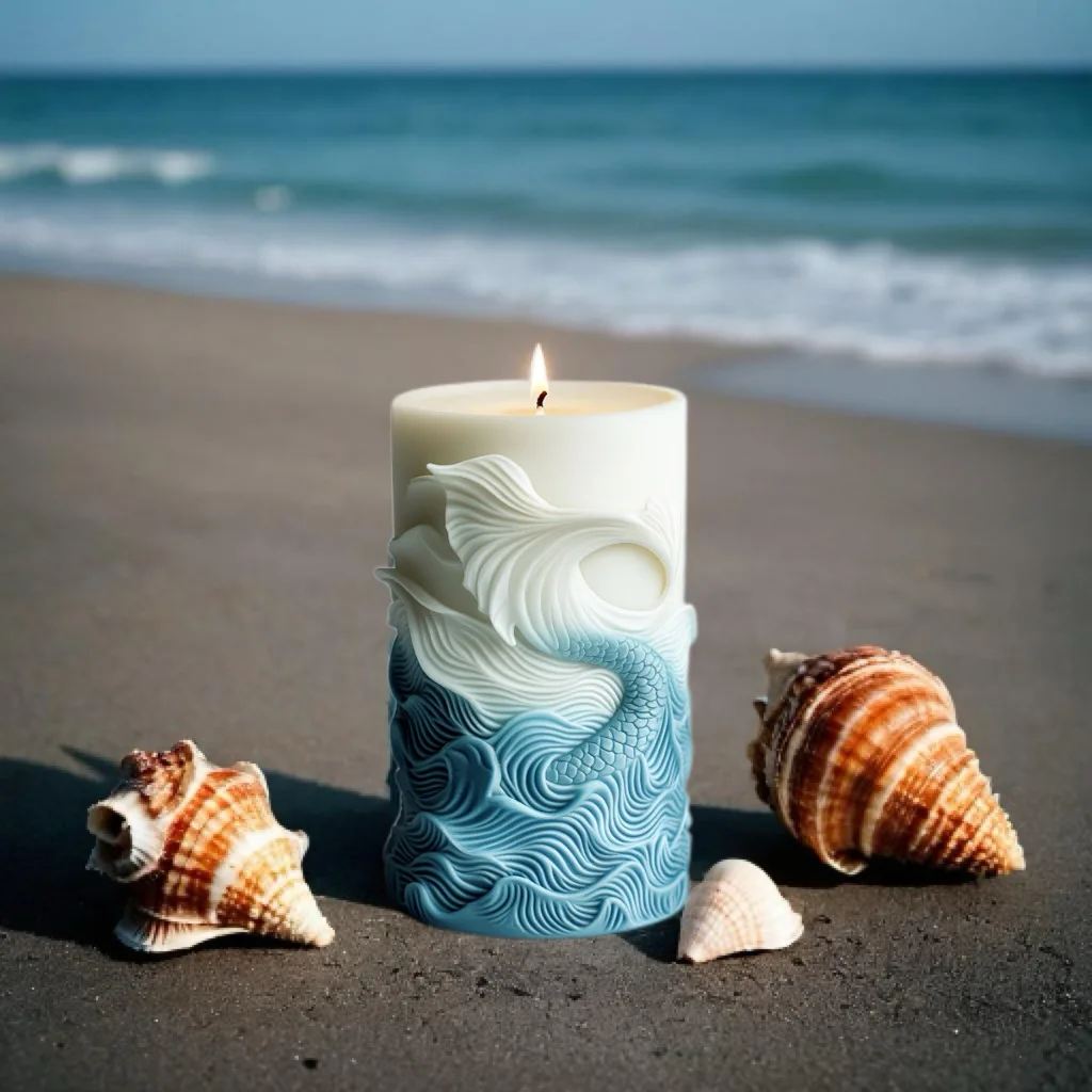 2024 ocean wave foam cylindric – Resin Ocean Wave Mold Bewertung und Preis